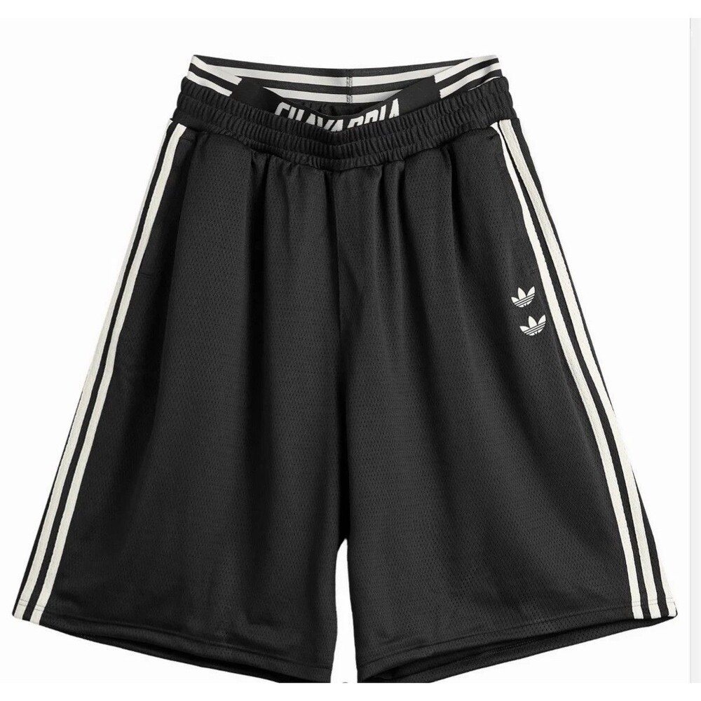 Willy Chavarria x Adidas Oversized LayeredMesh Basketball Shorts Size LRG KR8682